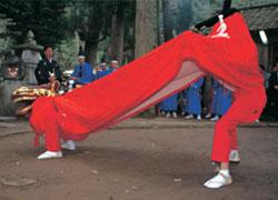 澤神社　麒麟獅子舞
